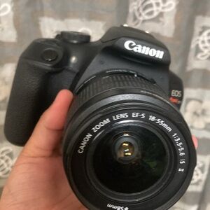 Canon Black Digital Camera with 18-55mm Lens